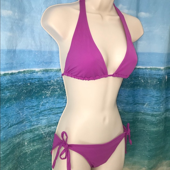 EUC 💜 BANANA REPUBLIC | Purple Swim Bikini - Picture 2 of 8
